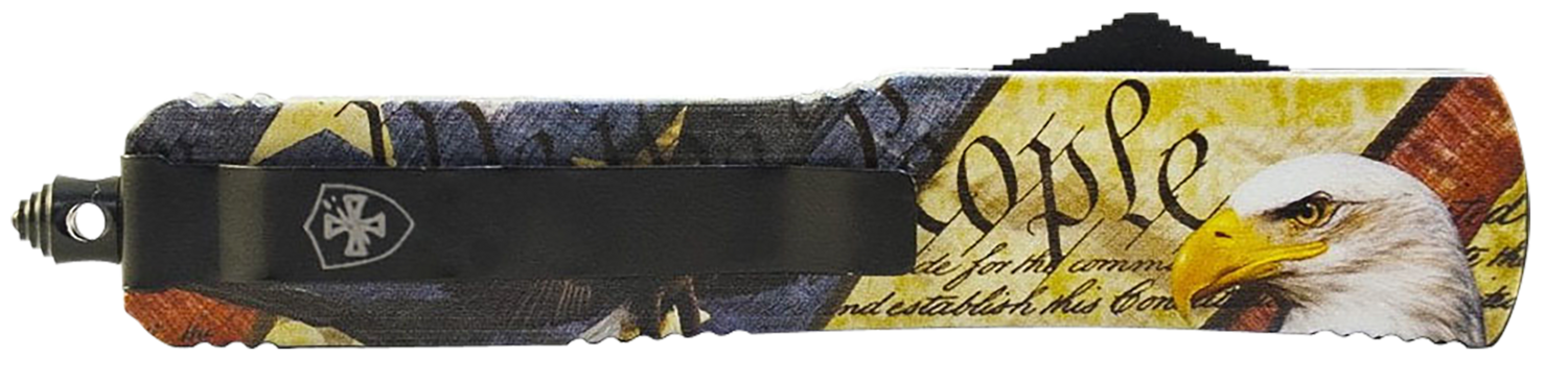 Templar Knife Premium, Temp Mzeg321  Slim Zinc Eagle Drop    Blk D2