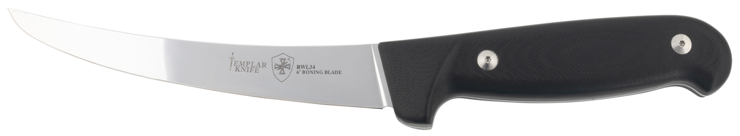 Templar Knife Boning, Temp K6bbk362 Cutlery 6" Boning Knife  Rwl34