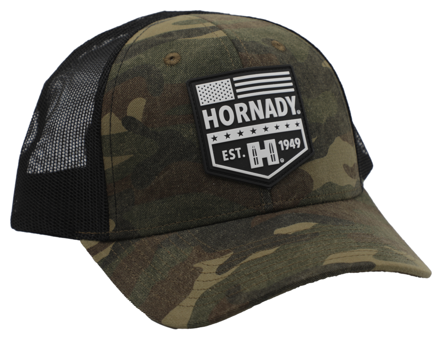 Hornady Established, Horn 99213       Hornady Camo      Est  Mesh Cap