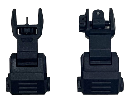 Ncstar Picatinny High Profile Front And Rear Sight Set, Nc Vg167         Ar Flip Up Frt & Rear Sgt High