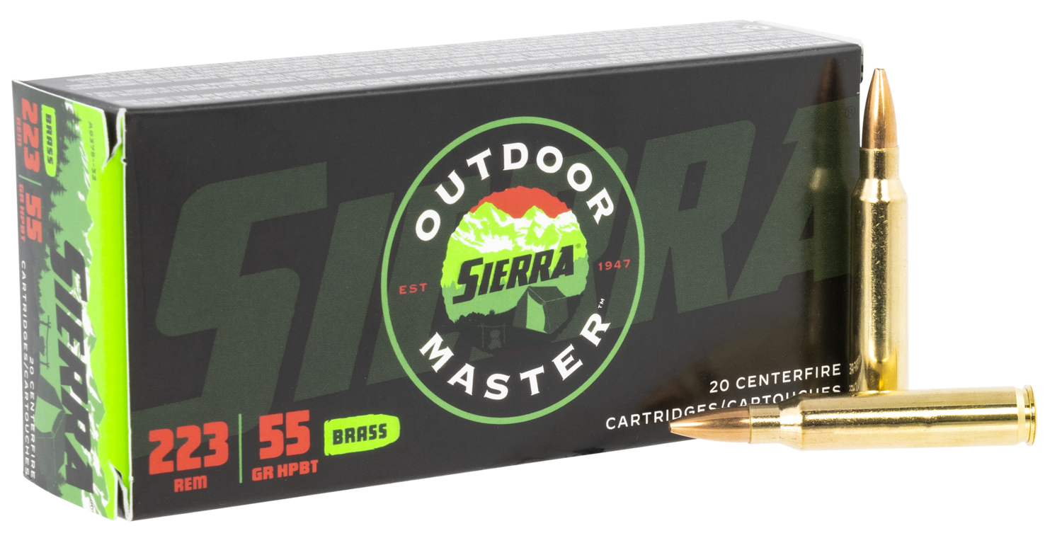 Sierra Outdoor Master, Sierra A937532    Rem 223 Varm      55 Hpbt  20/10