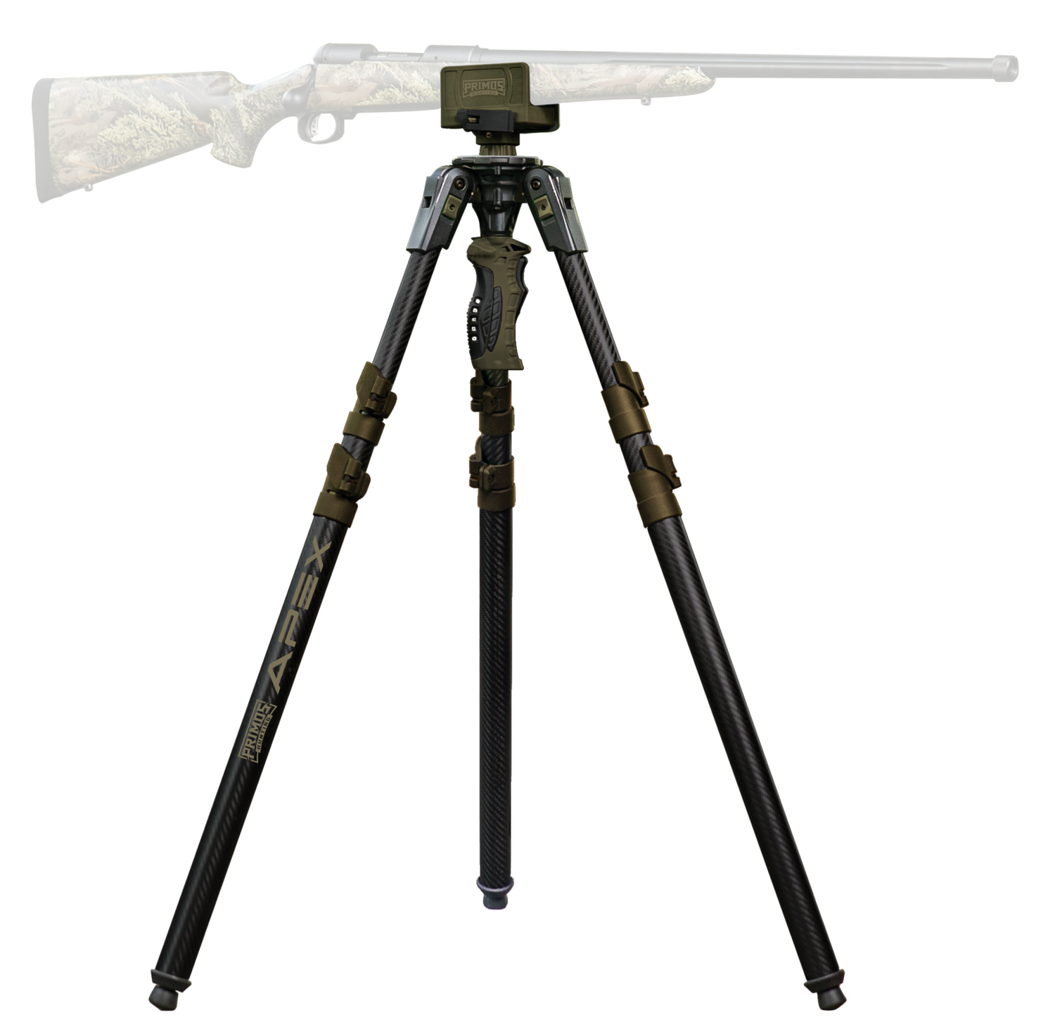 Primos Trigger Stick Apex, Prim 65900    T-stk Apex Blk Crbon Tripod   Box
