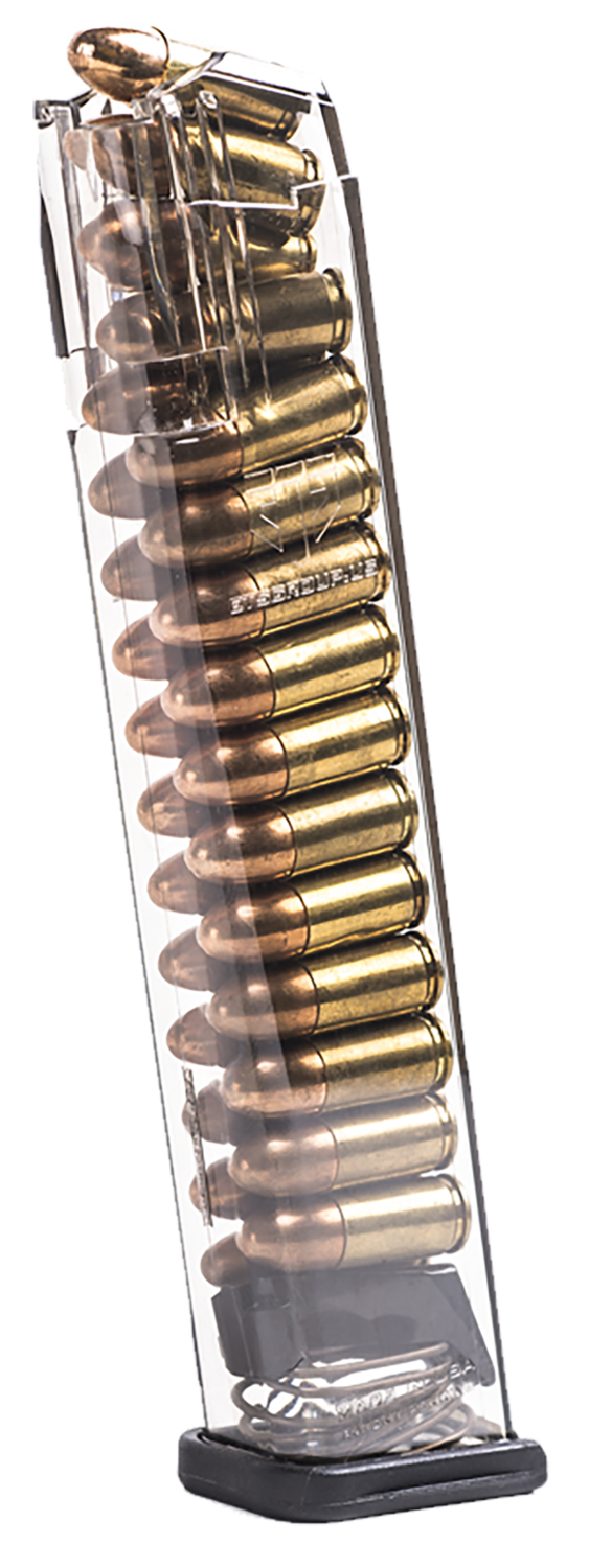 Ets Group Pistol Mags, Ets Smk-glk-9-170  Glock 9mm  27rd 9mm Mag  Smoke