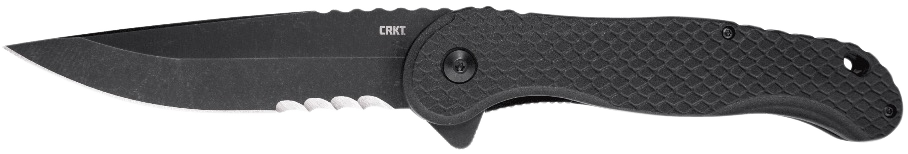 Columbia River Taco, Crkt 2267     Taco Viper Asted  4.22 Serrated  Blk
