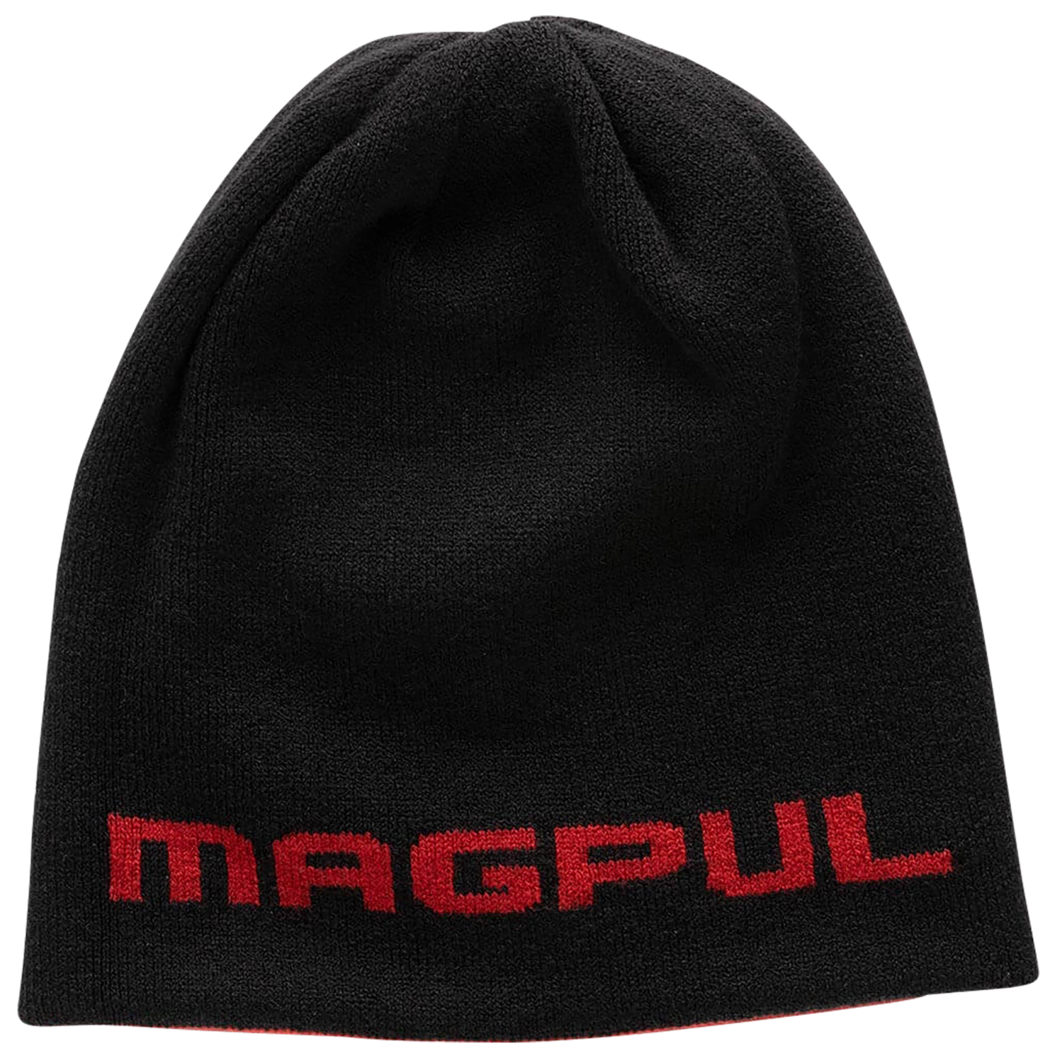 Magpul Industries Corp Reversible Icon, Magpul Mag1299-003 Reversible Icon Beanie  Blk/red