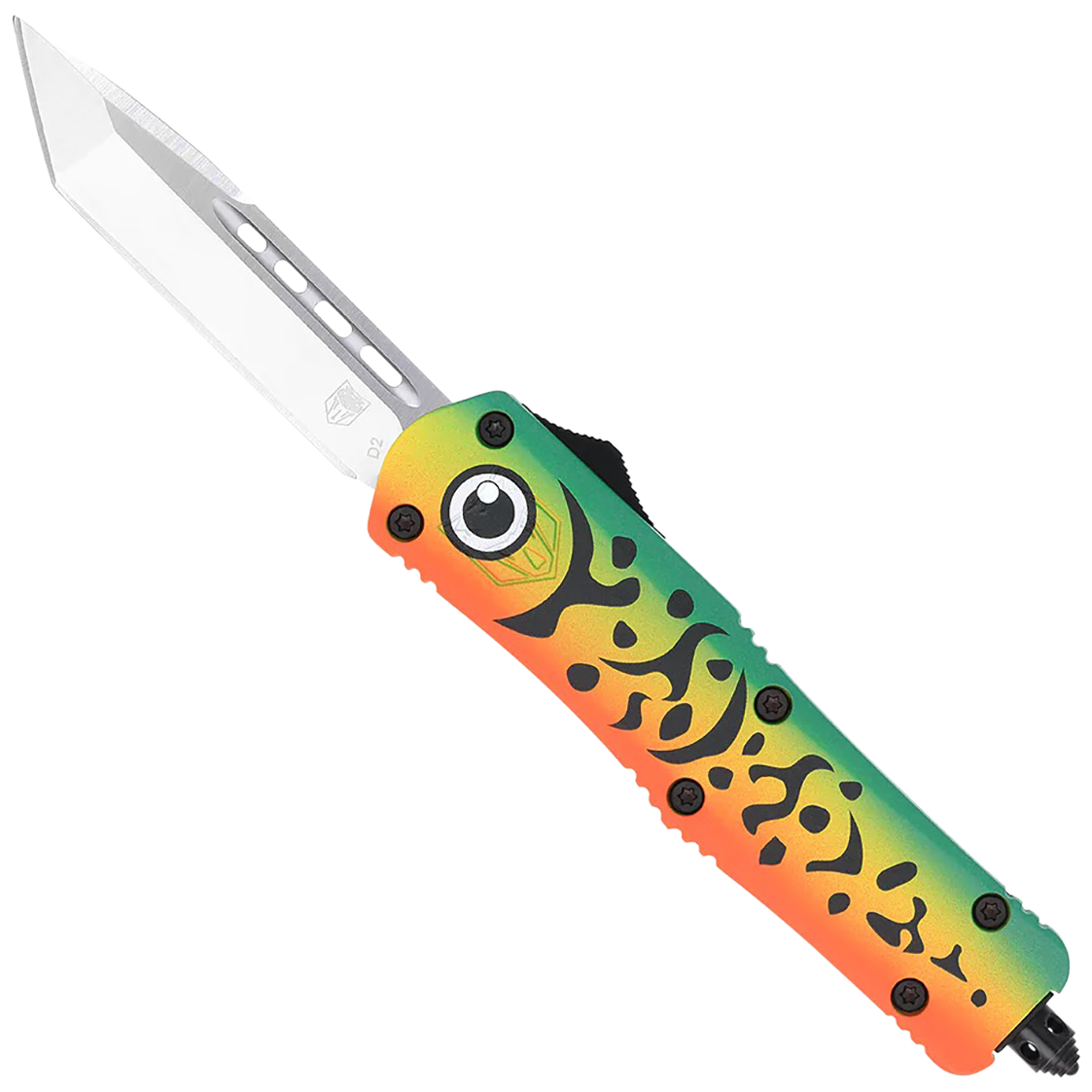 Cobra Tec Knives Llc Fs-3, Cobra Mflgnfs-3tns    Med Fs-3 Tanto Fish Lure Grn