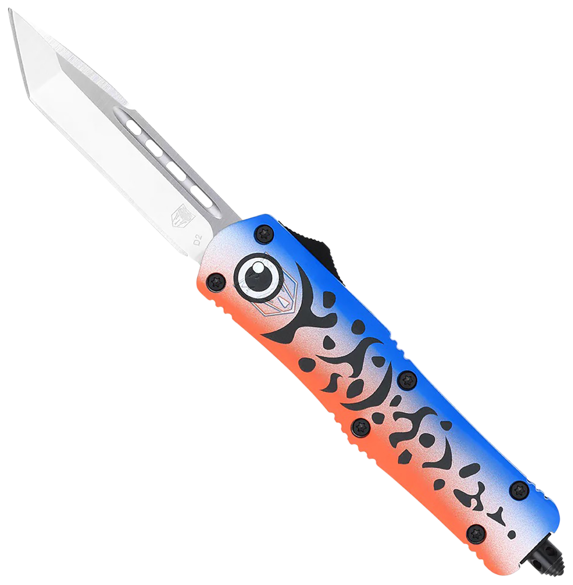 Cobra Tec Knives Llc Fs-3, Cobra Mflblufs-3tns   Med Fs-3 Tanto Fish Lure Blu