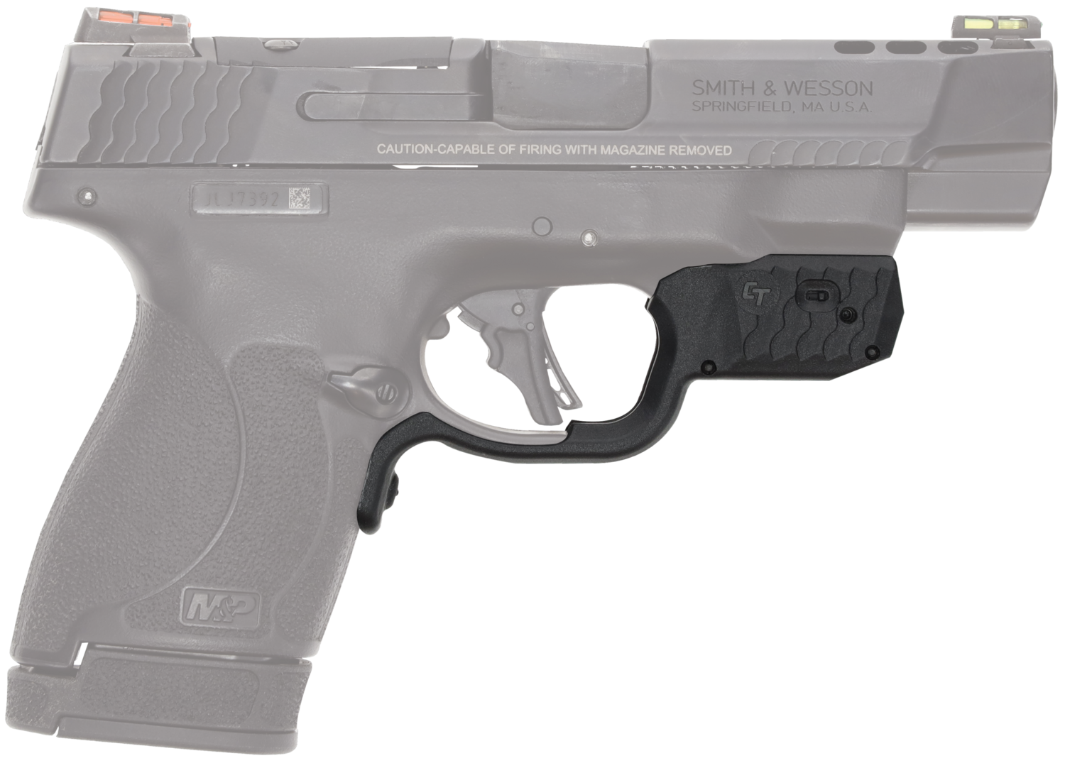 Crimson Trace Laserguard, Crim 01-3000053 Laserguard For S&w Shield Plus Grn