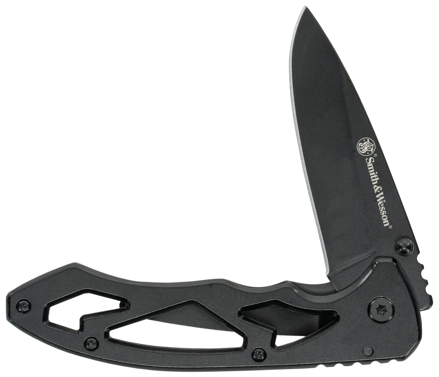 Sw Knives Skeletonized, Swk Ck400lcp    Drop Point Sil Skeletonized Larg