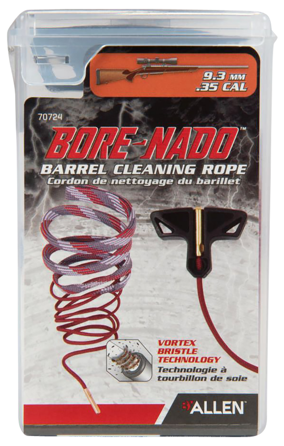 Allen Bore-nado, Allen 70724     Bore-nado Rifle Cleaning Tool .35