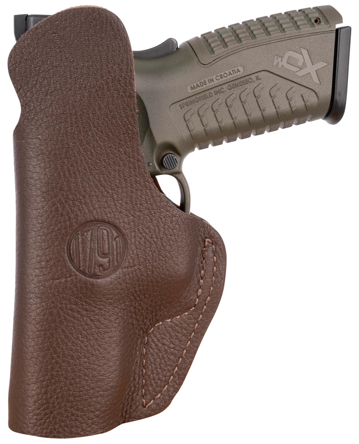 1791 Gunleather Fair Chase, 1791 Fcd-5-brw-l     Deer Iwb P320              Lh