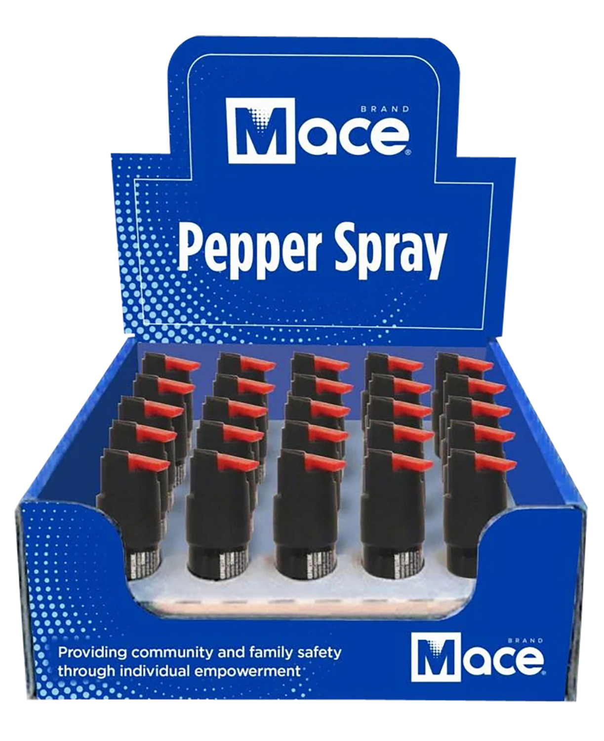 Mace Twist Lock, Msi 60025 Mace Twist Lock Pepper Spray Display  25