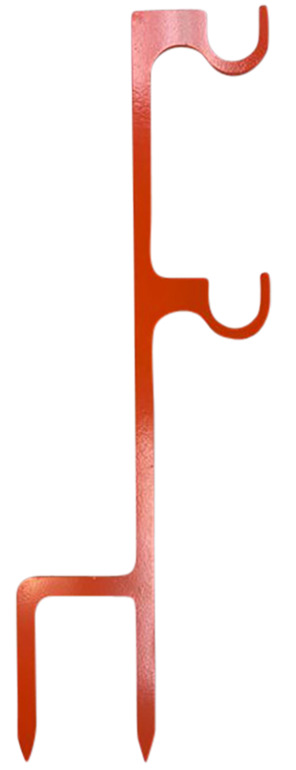 Champion Targets Impact Steel, Champ 44915c     Impct Steel Dbl Hngr Stake Rf Orn