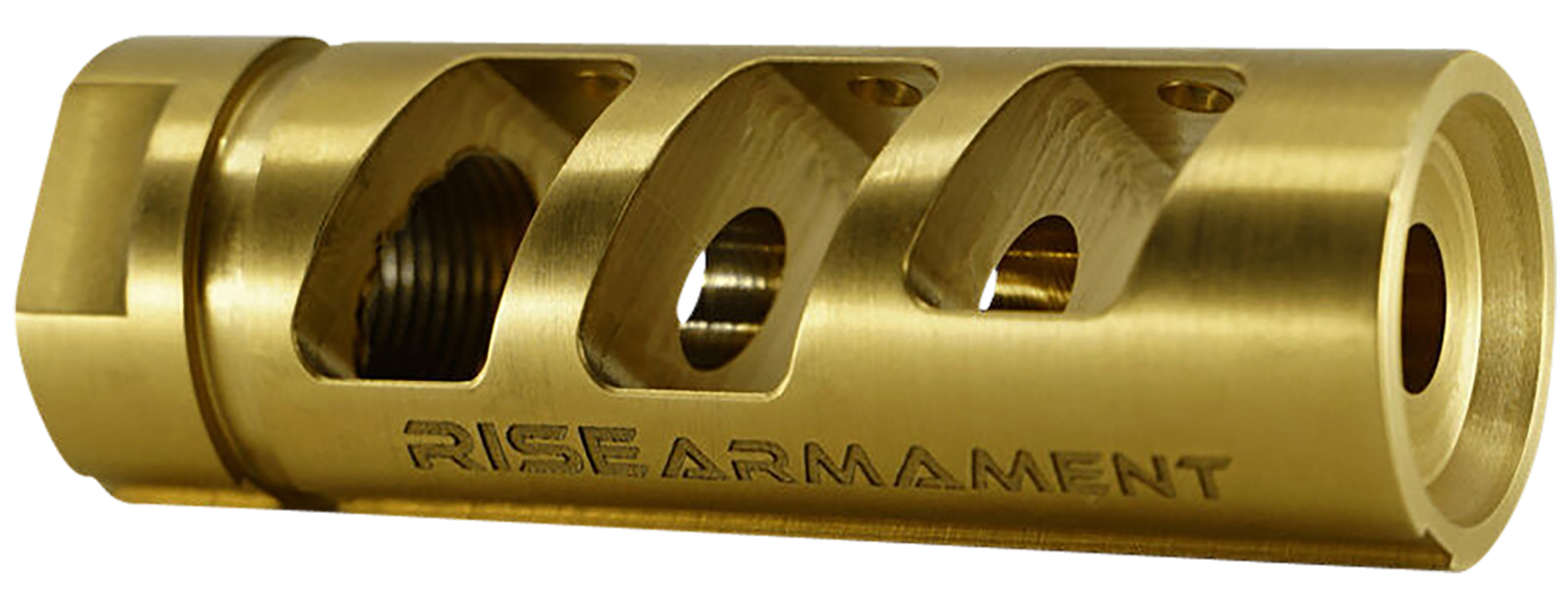 Rise Armament Ra-701, Rise Ra-701-223-tin  .22cal Comp Titanium Nit Gold