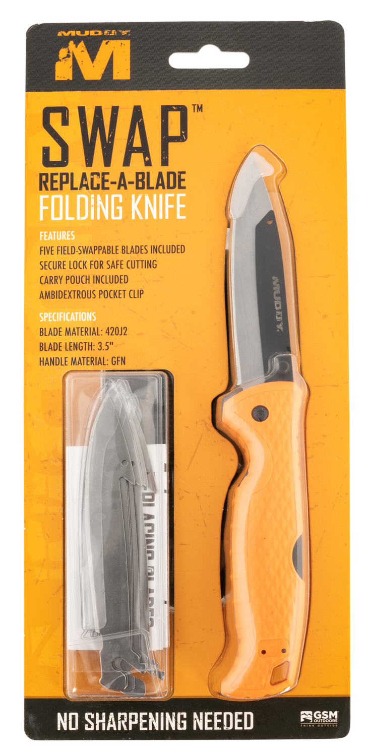 Walkers Game Ear , Muddy Mud-fl-35rb5pz     Swap Replace-a-blade Knf