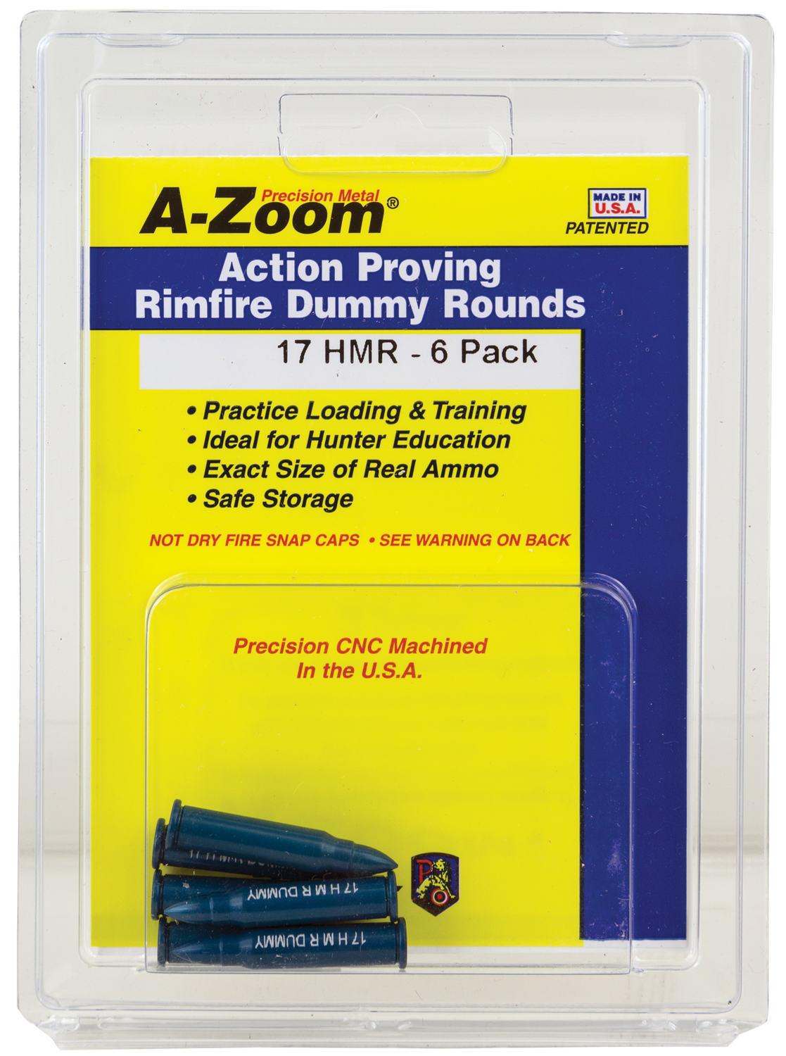 A-zoom Rimfire, Azoom 12202      Training Rounds 17 Hmr        6pk