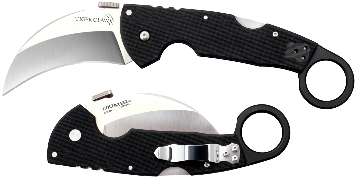 Cold Steel Tiger Claw, Cold Cs-22c           Tiger Claw Plain Edge 3"