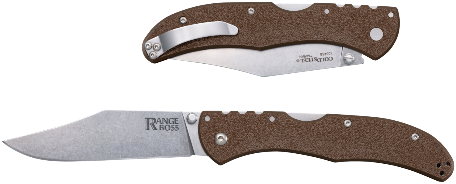 Cold Steel Range Boss, Cold Cs-20kr9      Range Boss 4" Fde Zyex Hndl