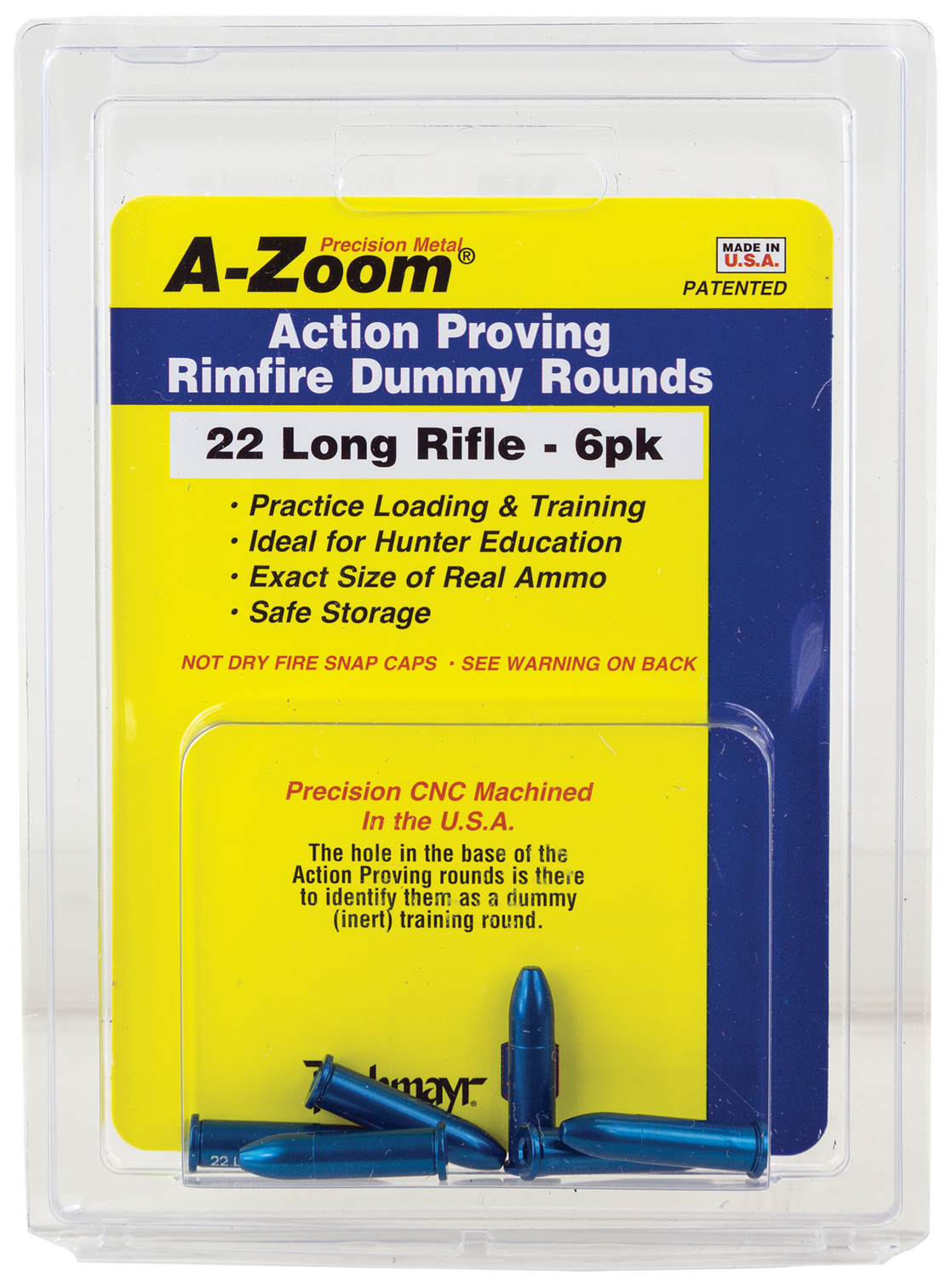 A-zoom Rimfire, Azoom 12208      Training Rounds 22 Lr         6pk
