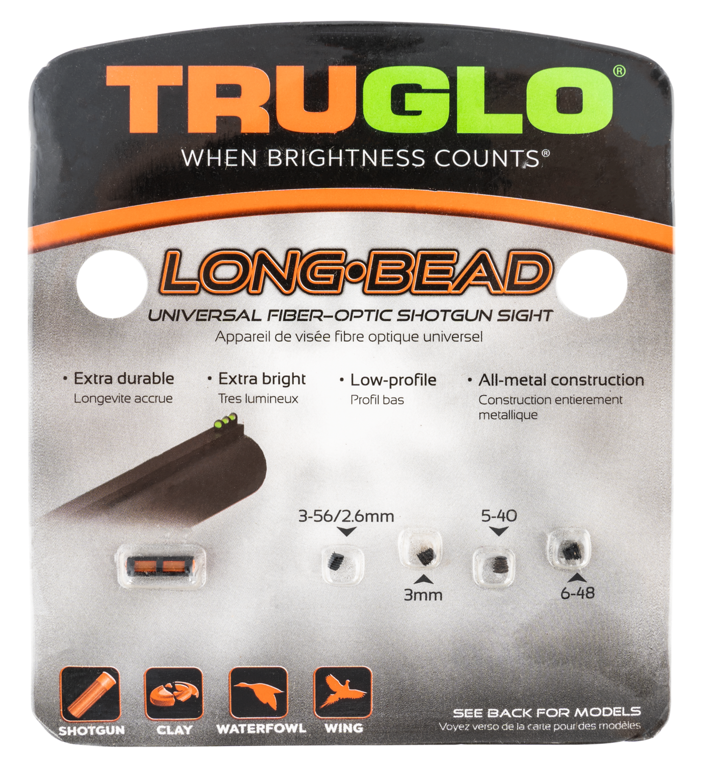 Truglo Long Bead, Tru Tg-947ur     Longbead Metal Univ  Red