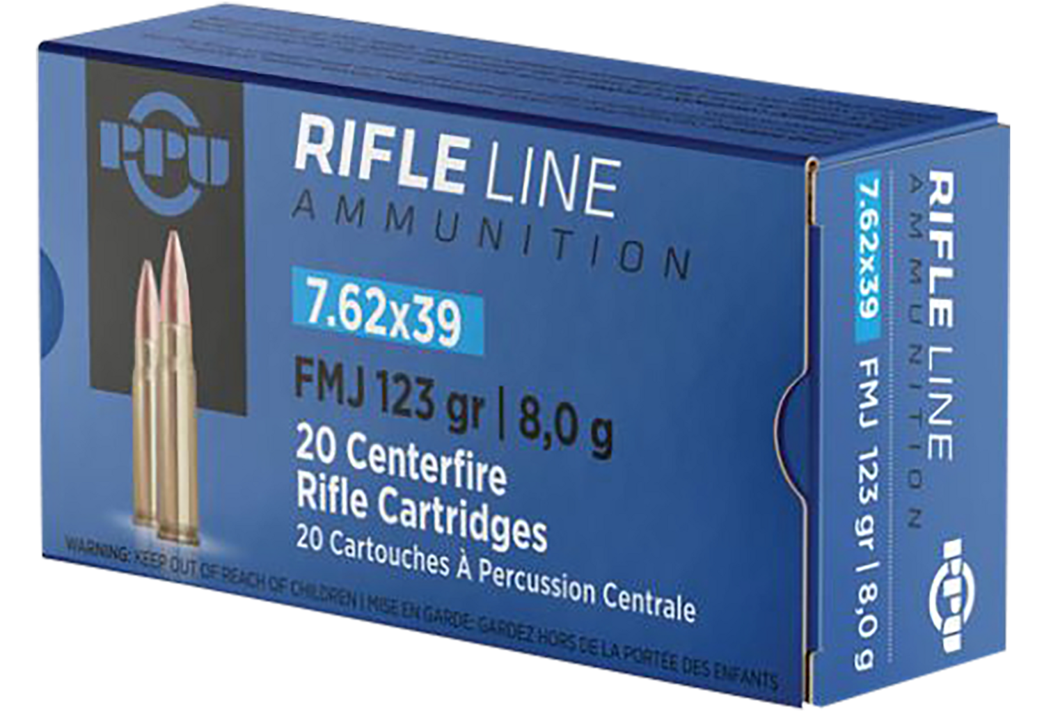 Tr&z Metric Rifle, Ppu Pp739f      7.62x39 Fmj 123gr            20/50
