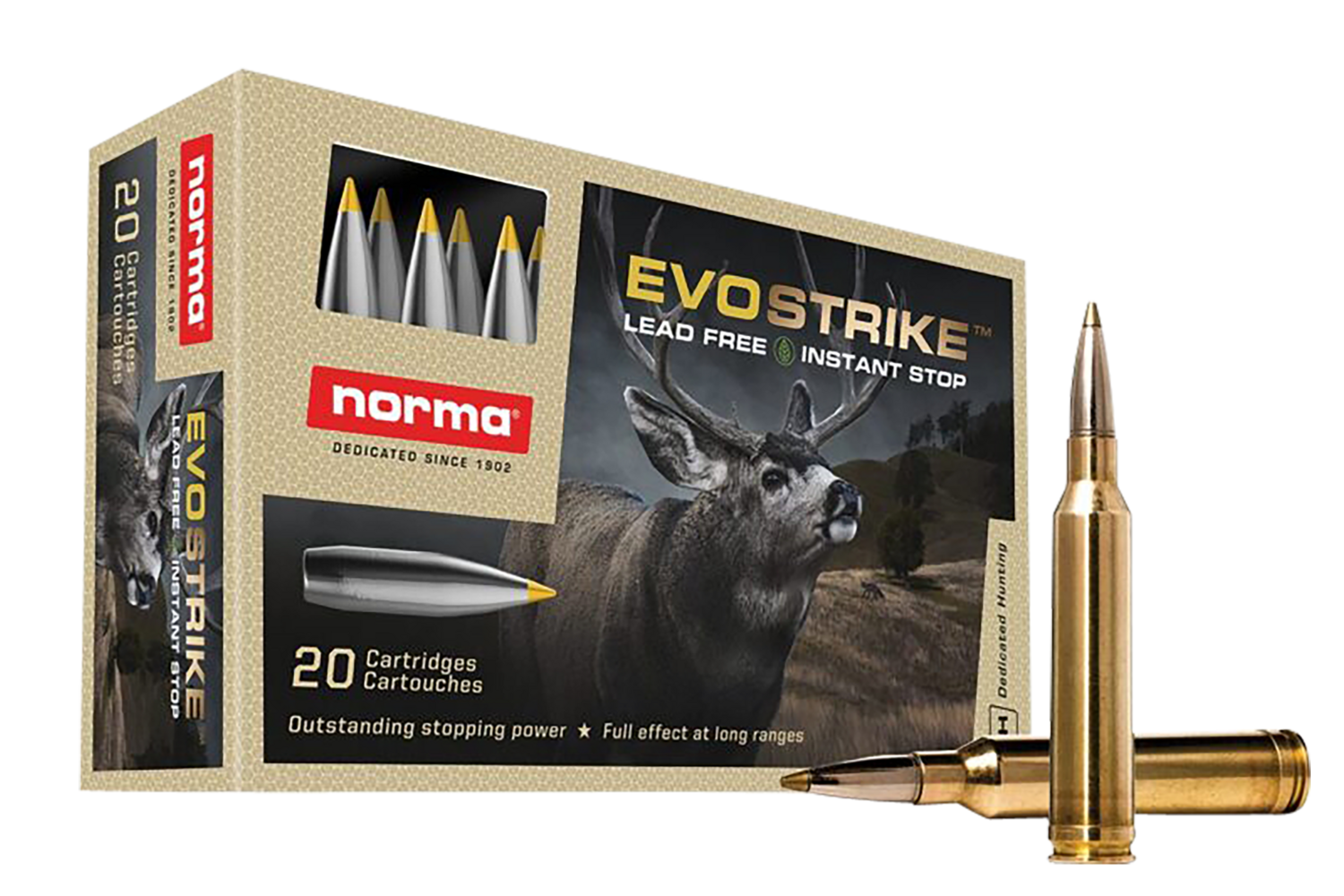 Norma Ammunition (ruag) Dedicated Hunting, Norma 20171492 7mm      127   Lf Evostrike   20/10