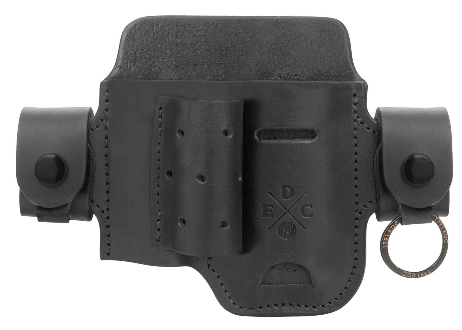 1791 Gunleather Edc, 1791 Hd-as-lf-blk-a  Edc Hvy Duty Actn Snap Lg Blk