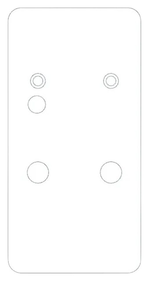 Beretta Usa Rdo Plate, Ber  Eus03064    Kit Rdo Apx C-more