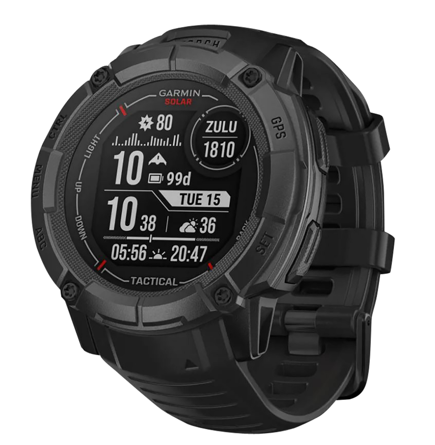 Garmin Instinct 2x Solar, Gar 010-02805-13    Instinct2x Solar Tact Blk