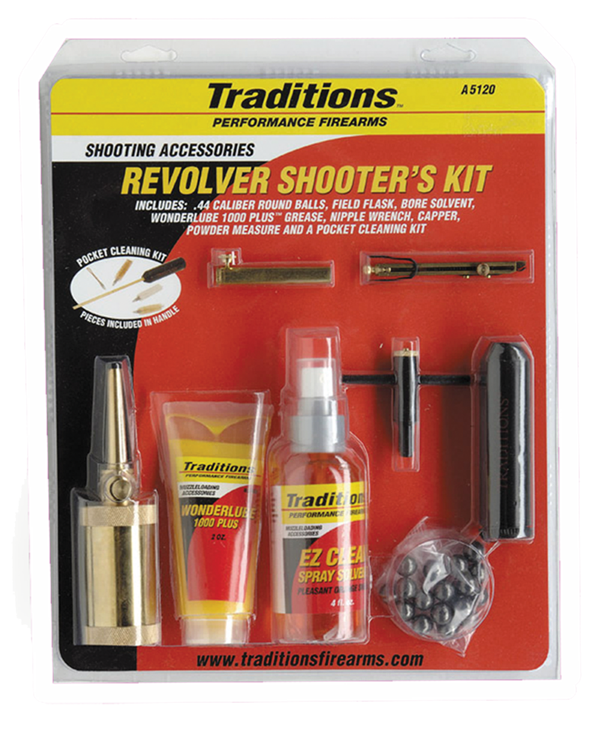 Traditions Sportsmans, Trad A5120    Revolver Sportsmans Kit