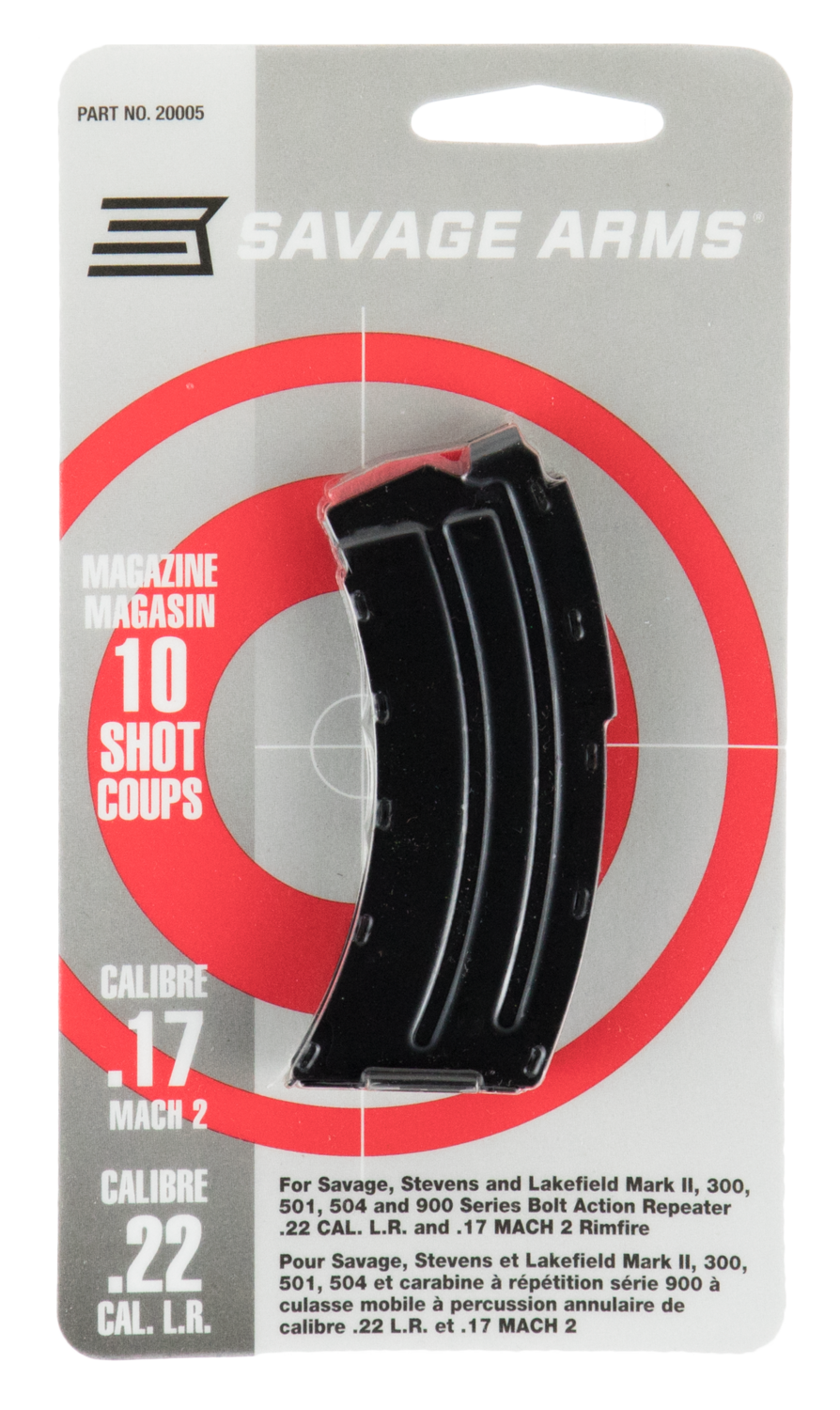 Savage Mkii, Sav 20005 Mag 22lr  Bl 10rd  Mkii