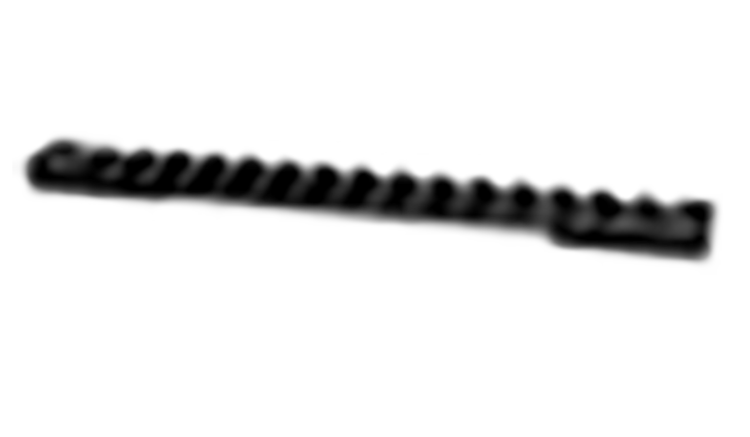 Warne Savage La Vapor Picatinny Rail, Warne V46520moa Savage La Tact Vapor Pictny 20moa