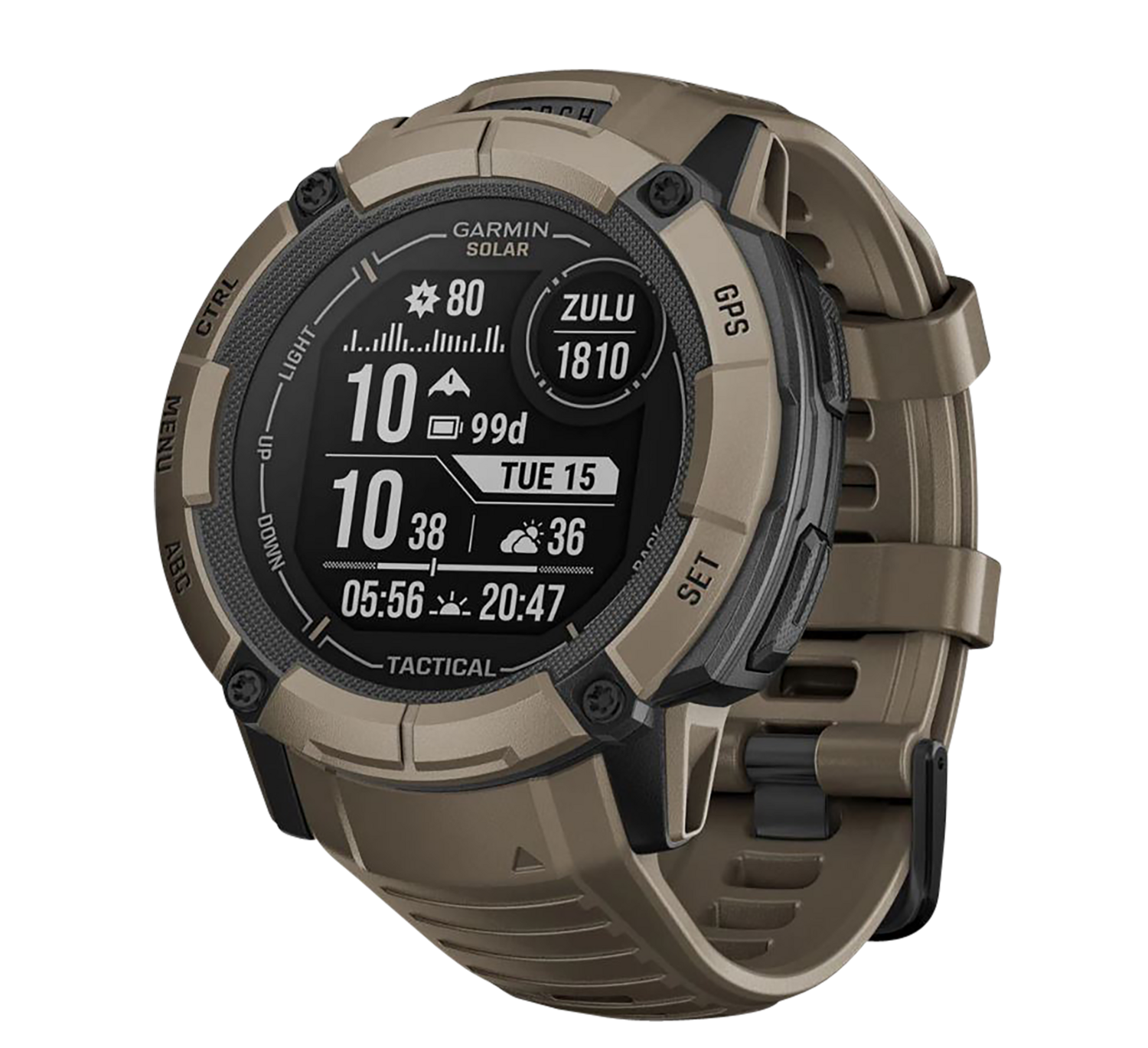 Garmin Instinct 2x Solar, Gar 010-02805-12    Instinct2x Solar Tact Coy Tn