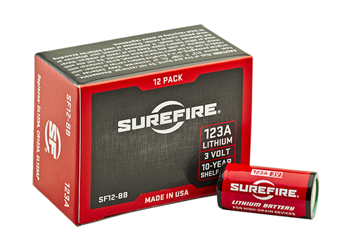 Surefire Cr123a, Sf Sf12-bb     Sf123a Batteries   (12)