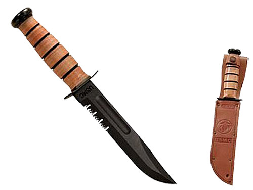 Ka-bar Usmc, Kabar 1218    Usmc Fight/utl Ws Ser      7 Lth/blk