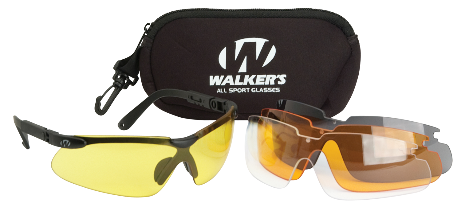 Walkers Game Ear Sport Glasses, Wlkr Gwp-asg4l2        Sport Glasses 4 Lens