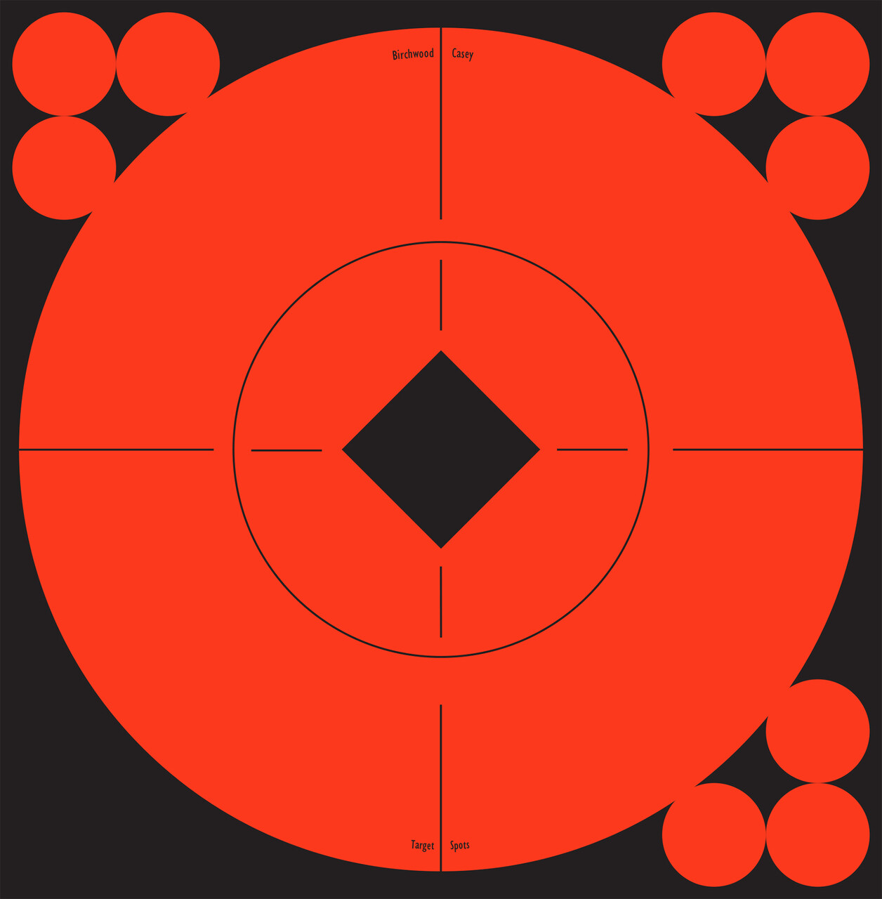 Birchwood Casey Target Spots, Bir 33906          Target Spots 6"orn  10pk