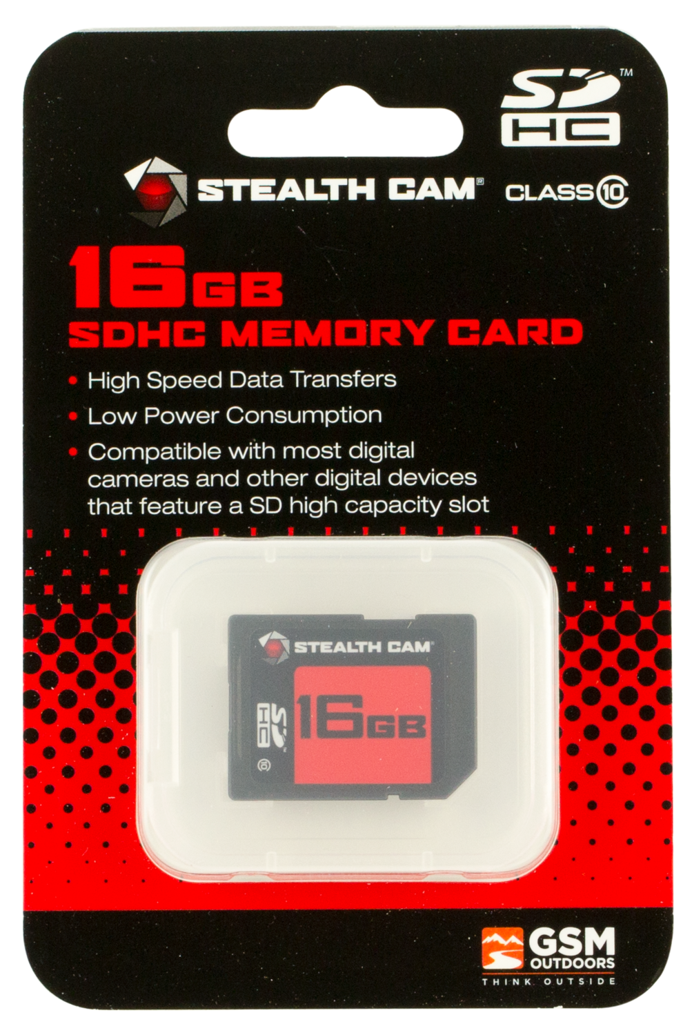 Stealth Cam Sd Memory Card, Steal Stc-16gb         16gb Sd Card
