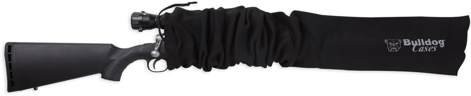 Bulldog Gun Sock, Bdog Bd152       Scope Rfl Sock  52            Blk