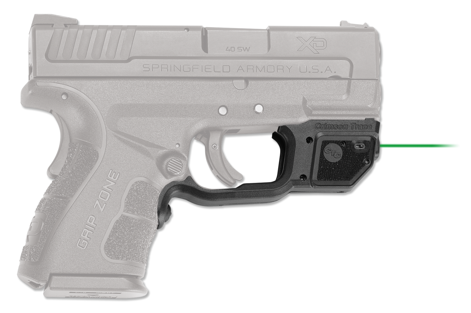 Crimson Trace Laserguard, Crim Lg496g     Laserguard Spg Xd Mod.2 Green