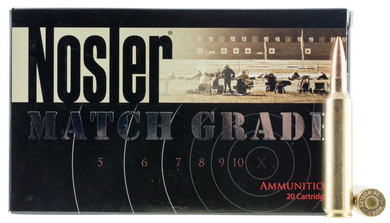 Nosler Match Grade, Nos 51287 Cc 28nos Match  168 Cc             20/10