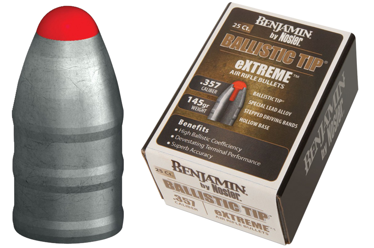 Benjamin Ballistic Tip, Ben Bpn357        .357 Extreme Blst Tip       25ct
