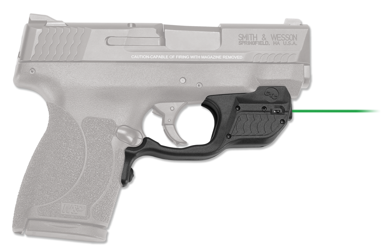 Crimson Trace Laserguard, Crim Lg485g     Laserguard Sw M&p45 Shield Grn