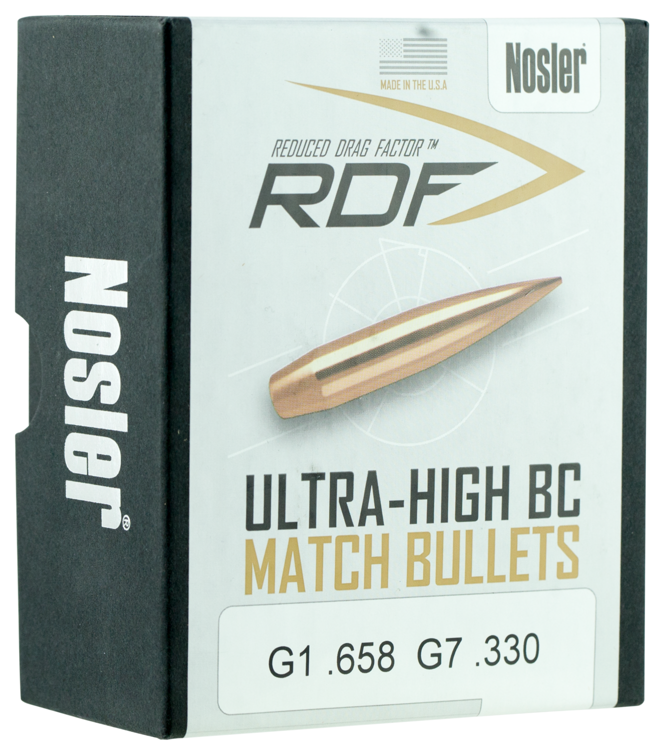 Nosler Rdf, Nos 49824 Rdf Match .264  140 Hpbt  100