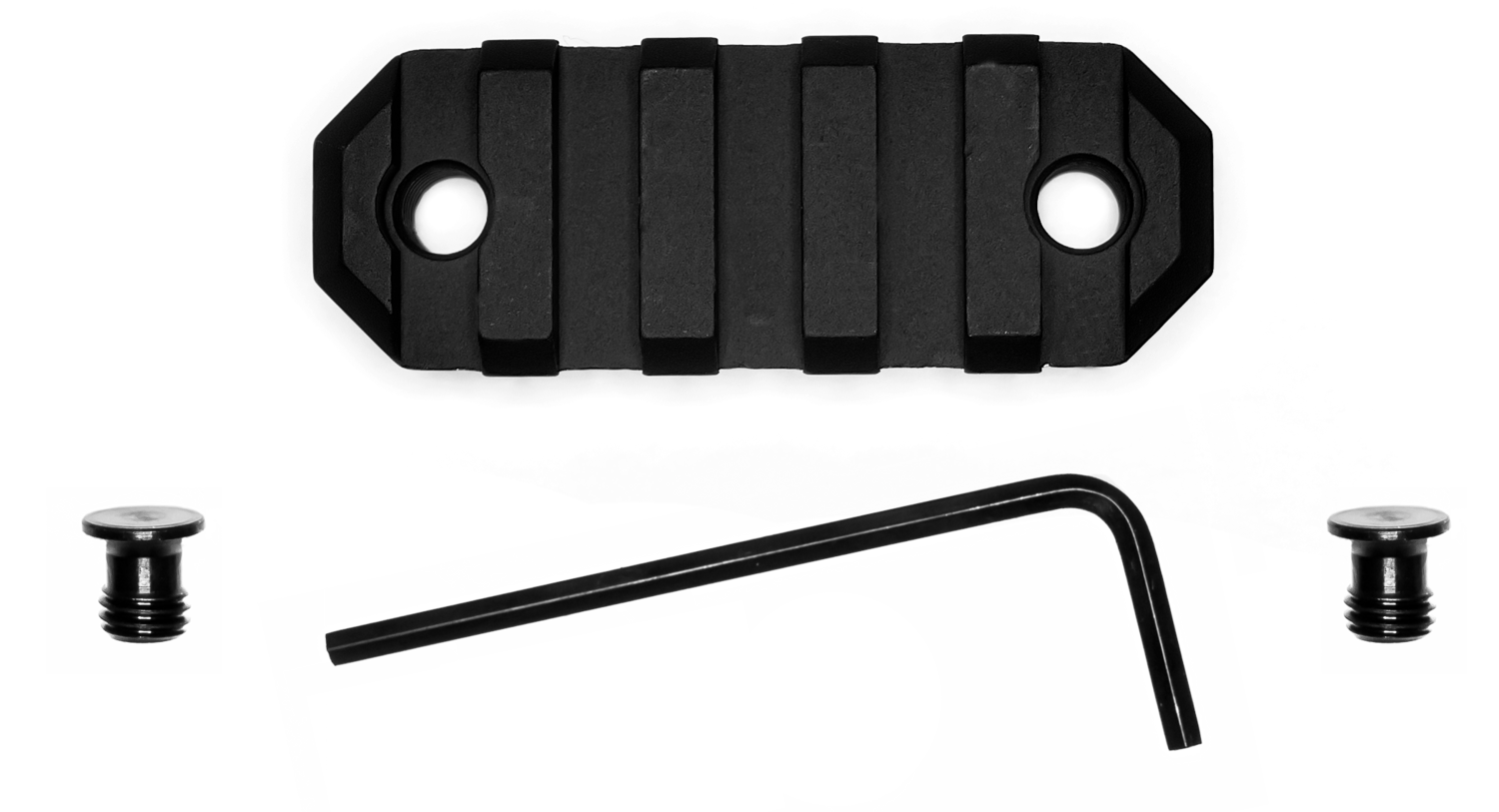 Grovtec Us Inc M1913 Picatinny Rail, Grov Gtsw227 Rail 2.2in 5slot Keymod