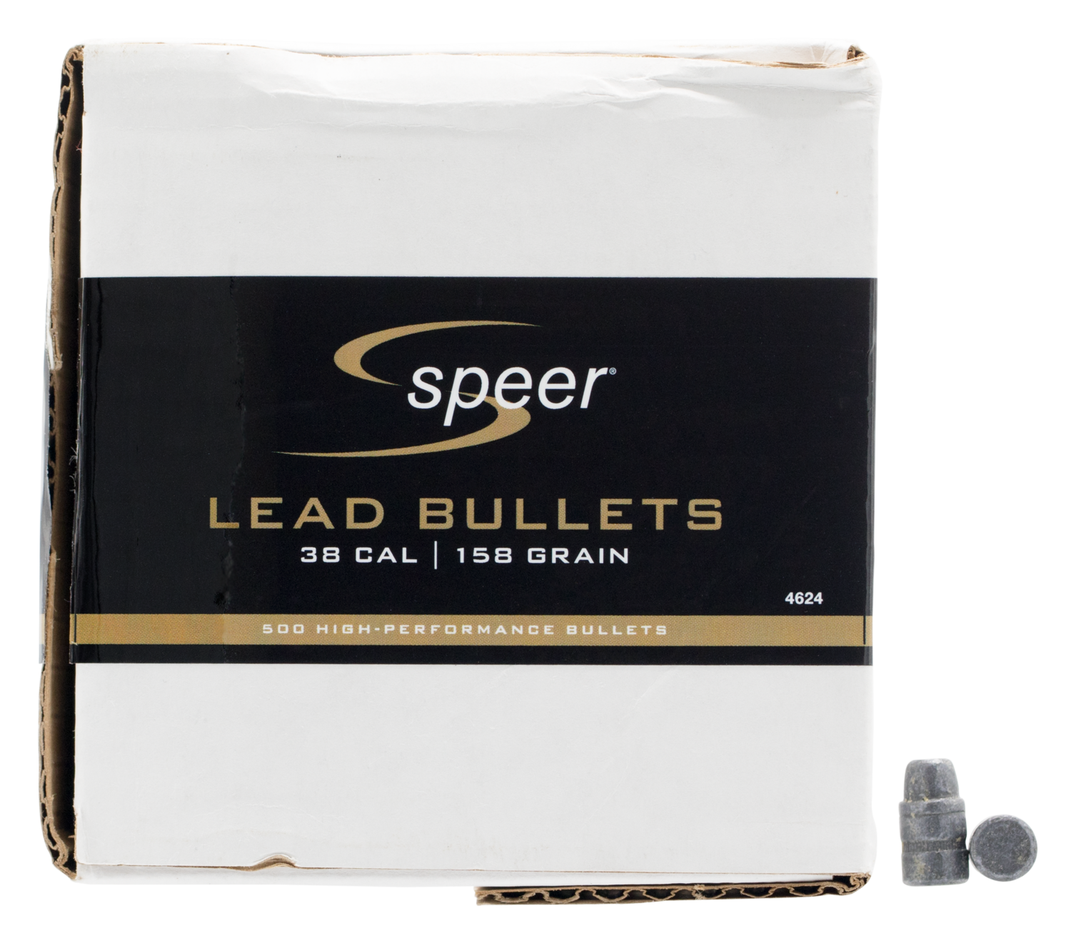 Speer Ammo Handgun, Speer 4624      Bull .358 158 Swc            500/1