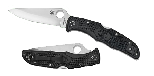 Spyderco Endura 4, Spy C10pbk      Endura 4 Pln      Dp    3.80   Blk