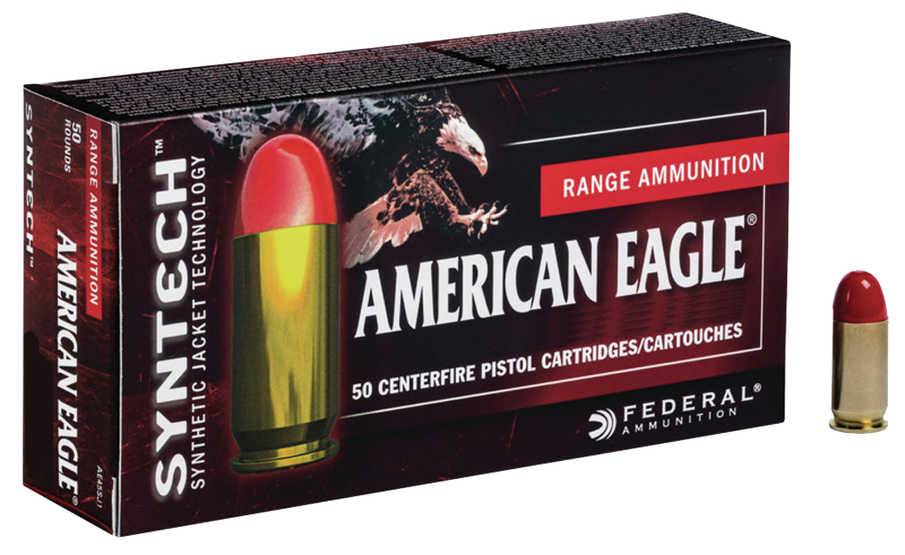 Federal American Eagle Syntech Action Pistol, Fed Ae9sjap1     9mm       150 Tsj           50/10