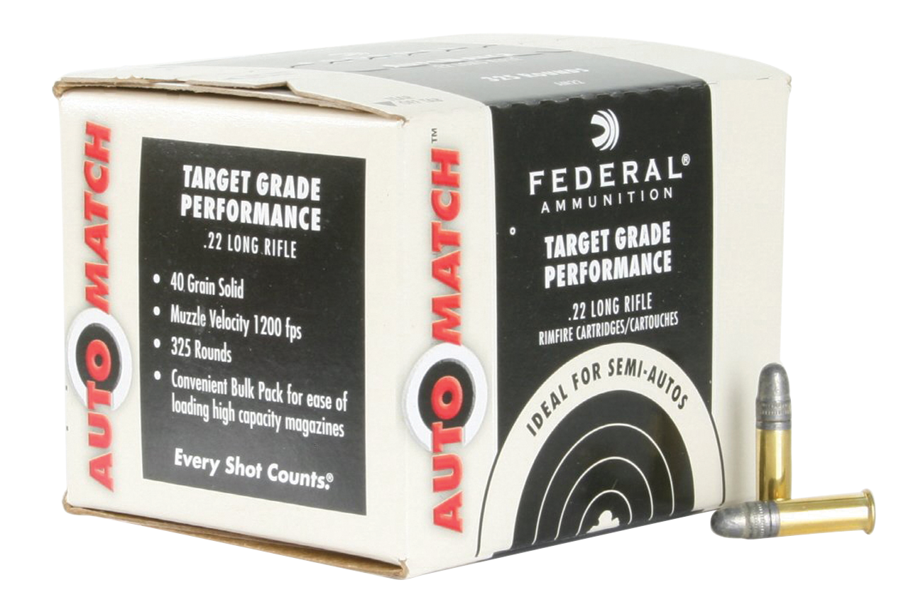 Federal Champion Training, Fed Am22       22lr Automtch Bulk           325/10