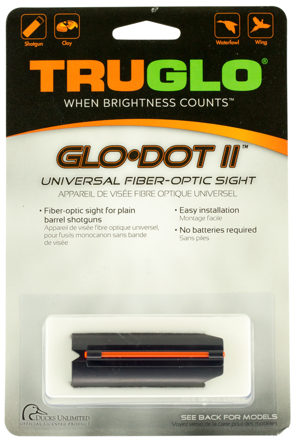 Truglo Glo-dot, Tru Tg-92a       Glo Dot Ii 12-20ga   Red